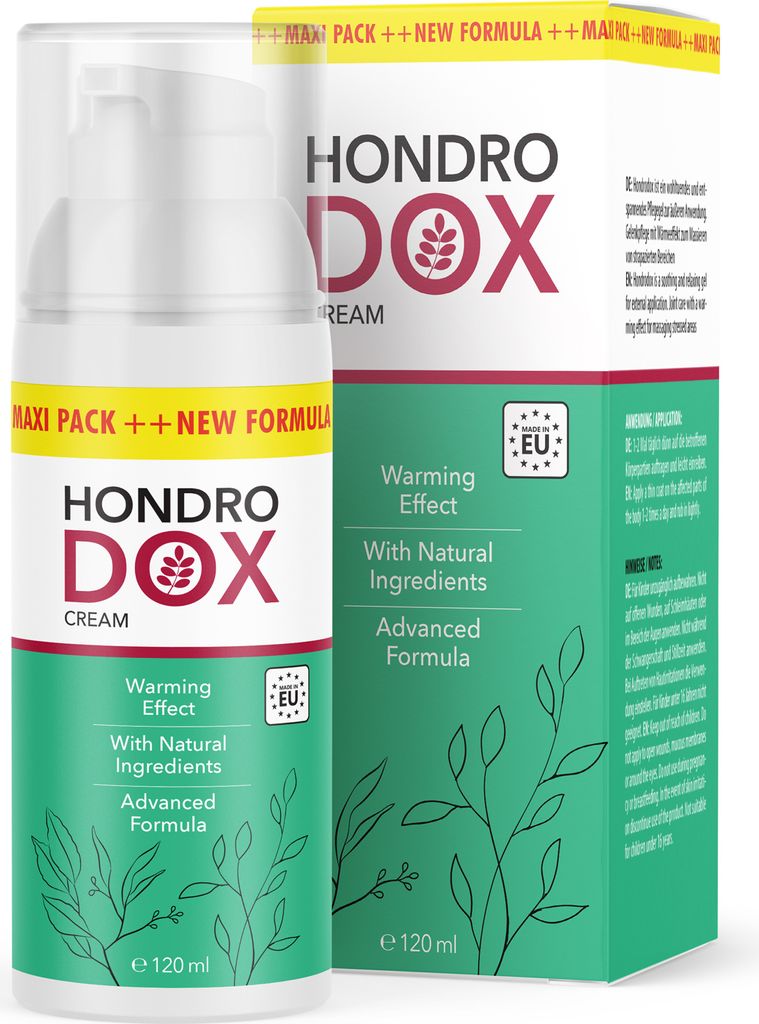 Hondrodox Gel | Gelenkgel zur äußeren Anwendung | Premium Gel für Gelenke | Hochwertige Inhaltsstoffe | 120 ml