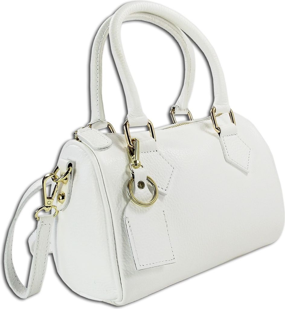 Toscanto Leder Tasche Umhängetasche weiß OTTM807UW