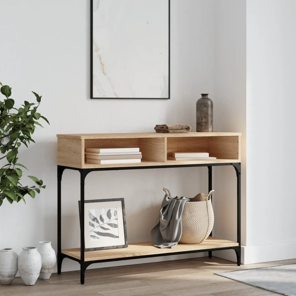 Mobile Consolle Rovere Sonoma 100cm - Arredo Ingresso Moderno 2025