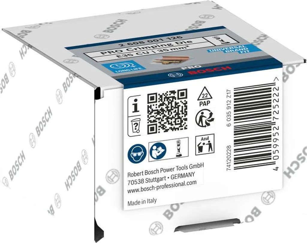 Soluzione Crimpatura 35mm² Rame | Inserto Serie PRO E35 CU - 2