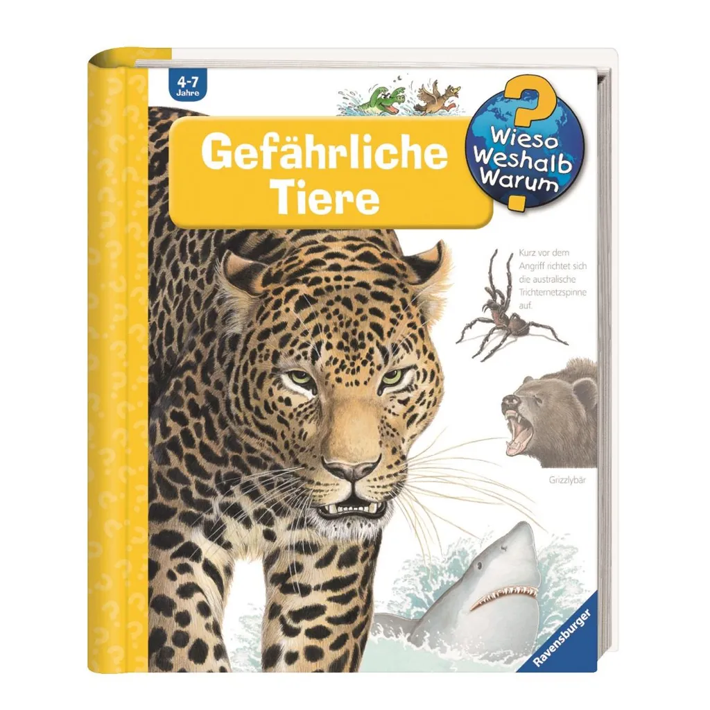 Livre Éducatif WWW49 Animaux Dangereux - Guide de Collection Illustré