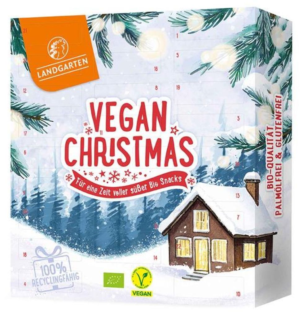 Landgarten Bio Vegan Christmas Adventskalender Produktbild 