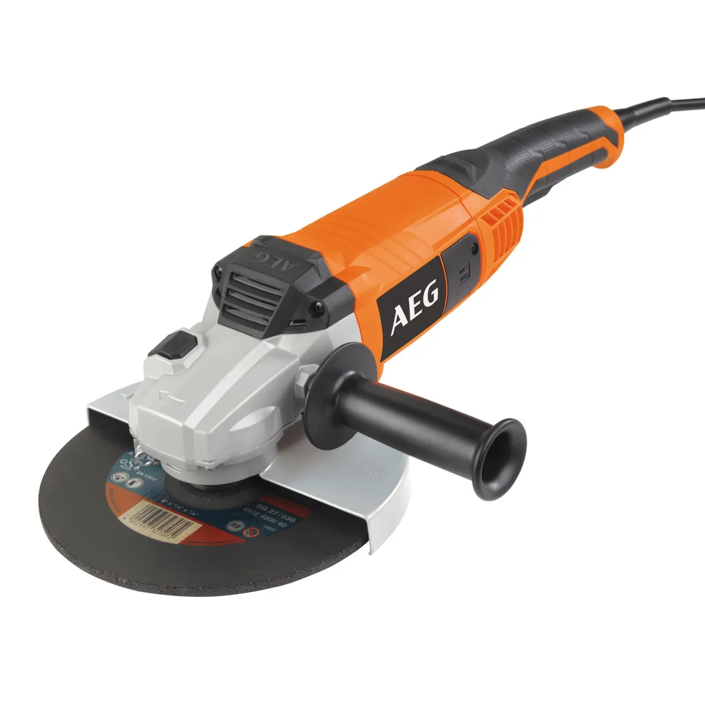 Meuleuse d'angle filaire AEG 230mm 2200W avec fonction Soft Start
