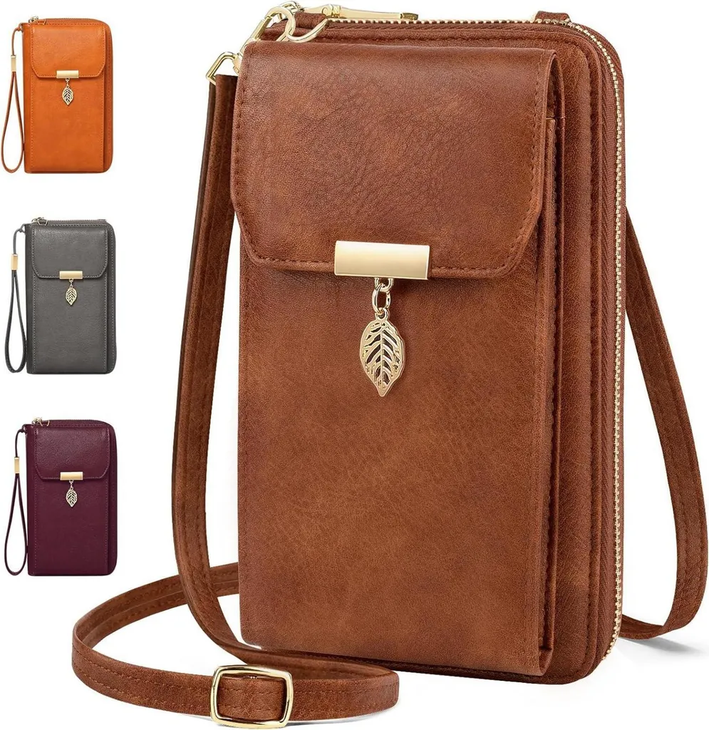 Mini Borsa Tracolla Cellulare RFID | Portafoglio Crossbody Donna Chic