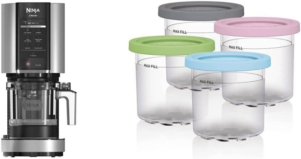 Ninja CREAMi Eismaschine (NC301C) und 4-Becher-Set šC Produktbild 