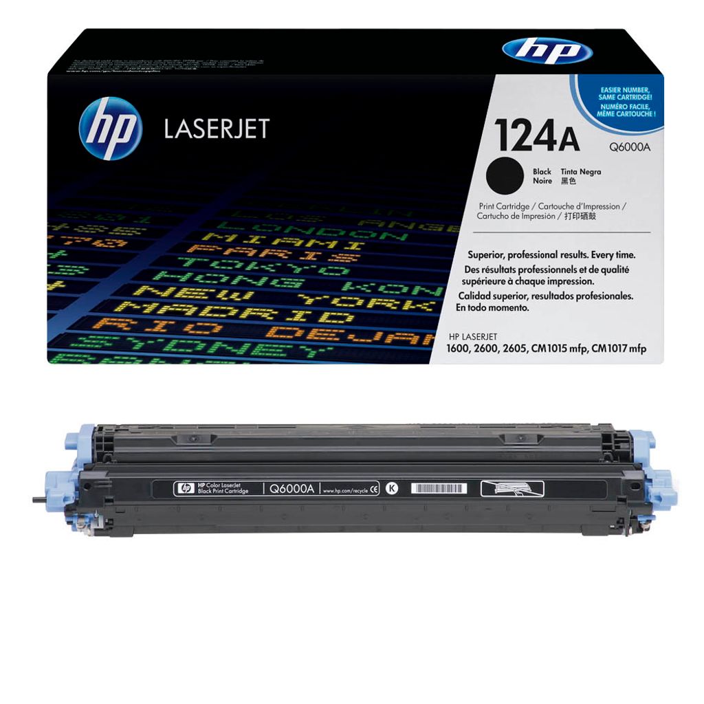 Tonercartridge HP Q6000A 124A zwart Produktbild 