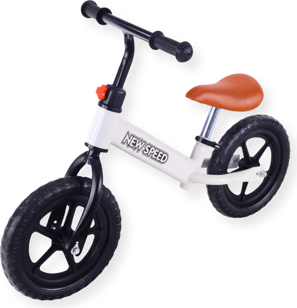 Buxibo - Laufrad für Kinder - Balance-Bike - Neue Geschwindigkeit - Weiß