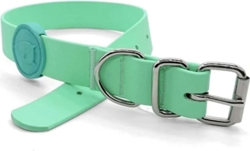 Morso Collare per cani impermeabile riciclato verde Carribean Verde