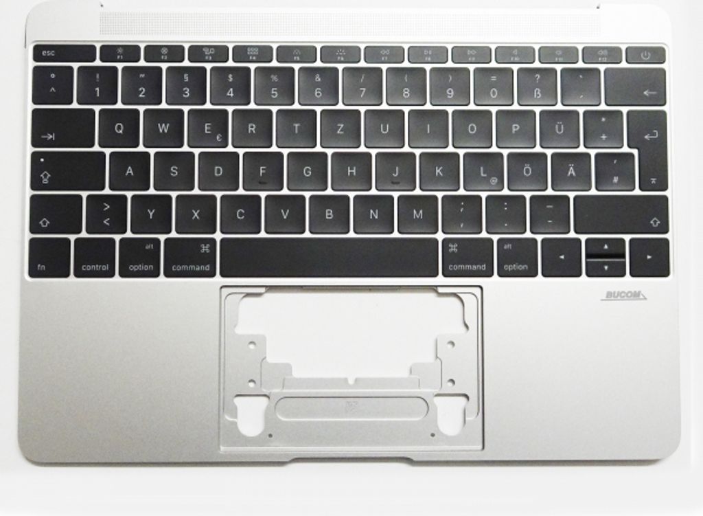 Apple Macbook Retina 12" A1534 2015 silber Topcase mit Tastatur und Backlight 613-01195-B