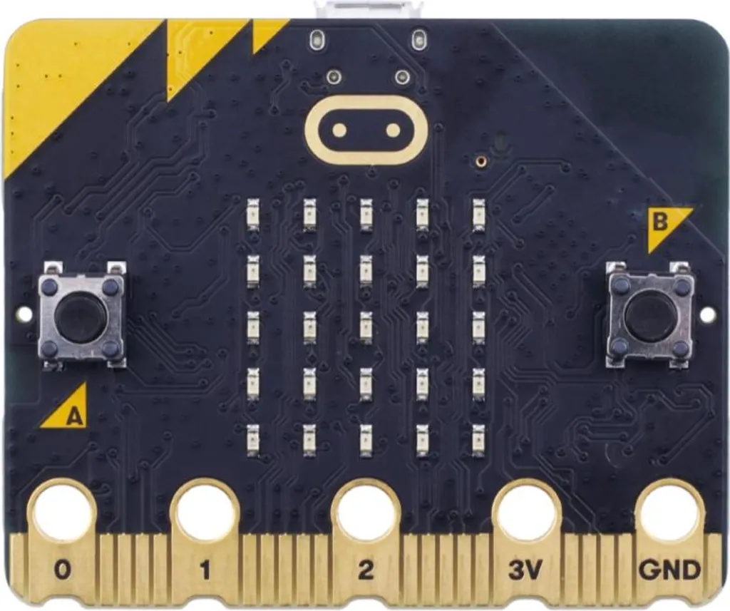 Micro:bit V2.2 Carte BBC avec Capteurs Intégrés et Haut-parleur Format