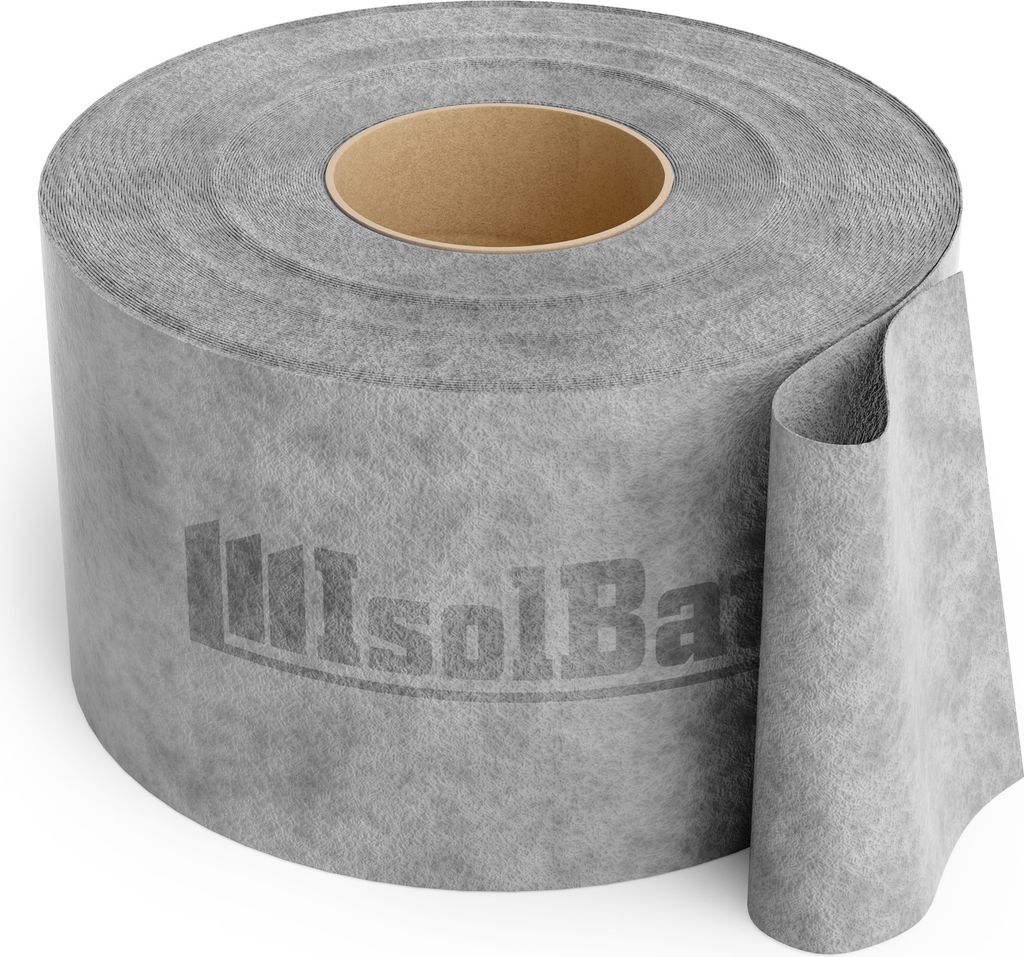 Isolbau Dichtband P3 Grau - 50 m Abdichtband Wasserdichtes Dichtungsband für Sanitär, Dusche, Bad und Fliesen, Balkon und Terrasse, Abdichtung f...