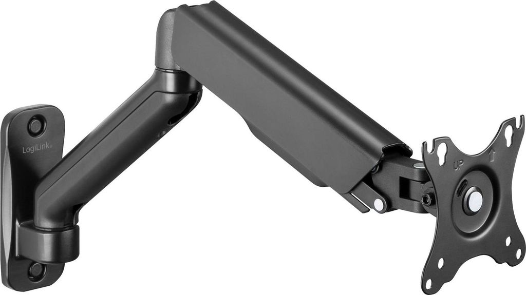 LogiLink Monitorarm zur Wandmontage Armlänge: 450 mm schwarz