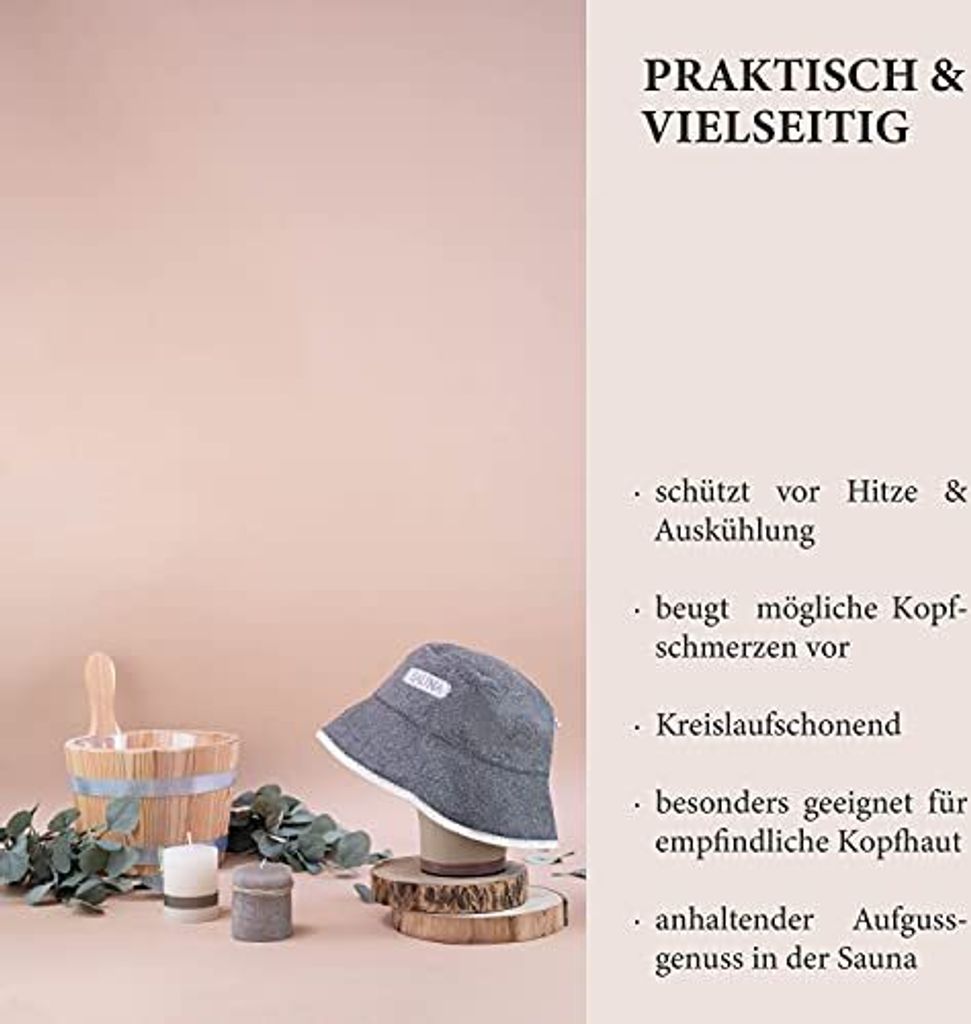 Saunahut Filzkappe Hut Kappe Saunamütze Sauna Saunakappe Hut - Foto 12