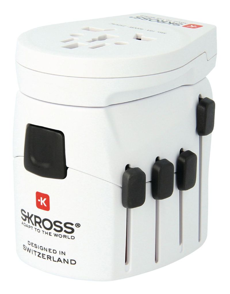 SKROSS Reiseadapter PRO World & USB 1,302535