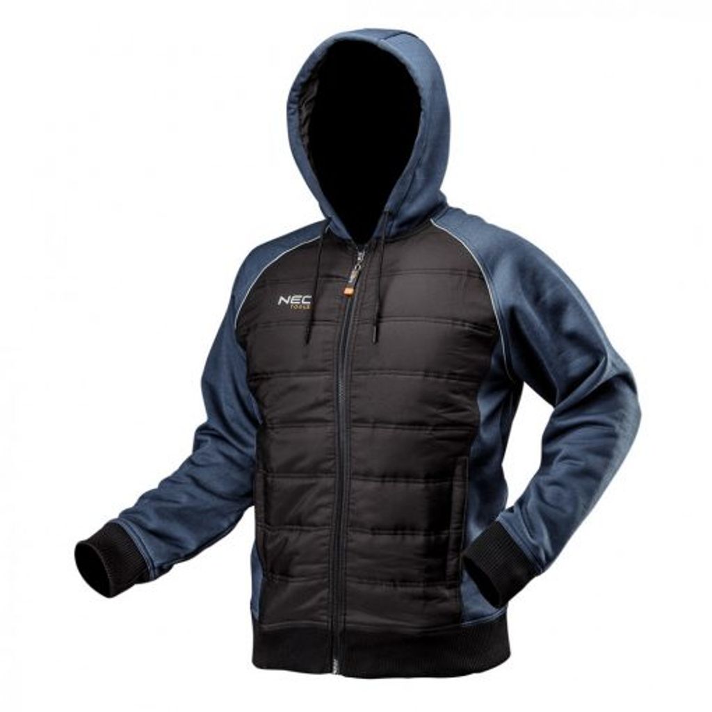 NEO TOOLS Thermo-Strick-Sweatshirt, mit Kapuze, Größe L Produktbild 