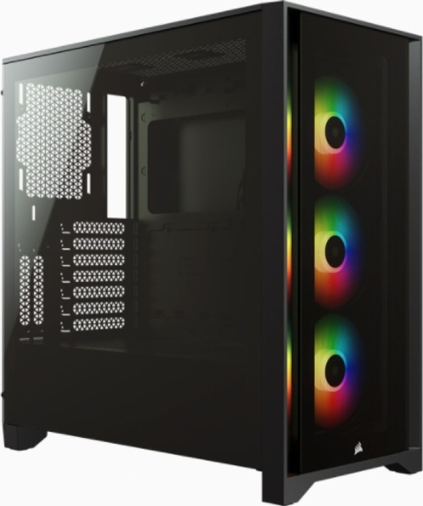 Corsair iCUE 4000X RGB Midi Tower Schwarz Produktbild 