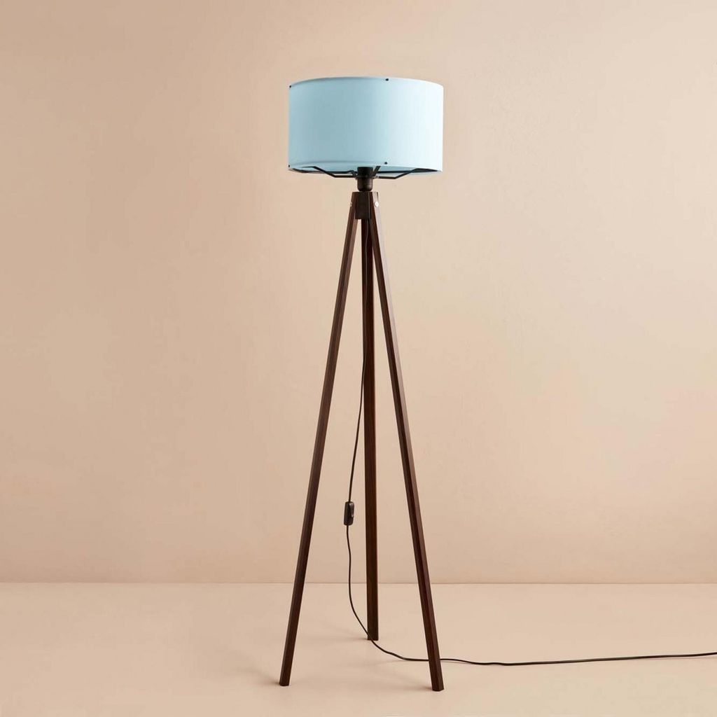 Opviq, AYD-3453, Stehlampe, 100 % Stoff, Blau, 21 x 21 x Produktbild 