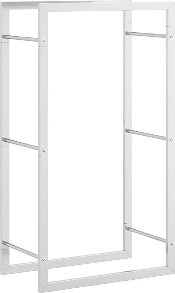 Portalegna vidaXL Acciaio Inox 50x28x94 cm | Design per Interni