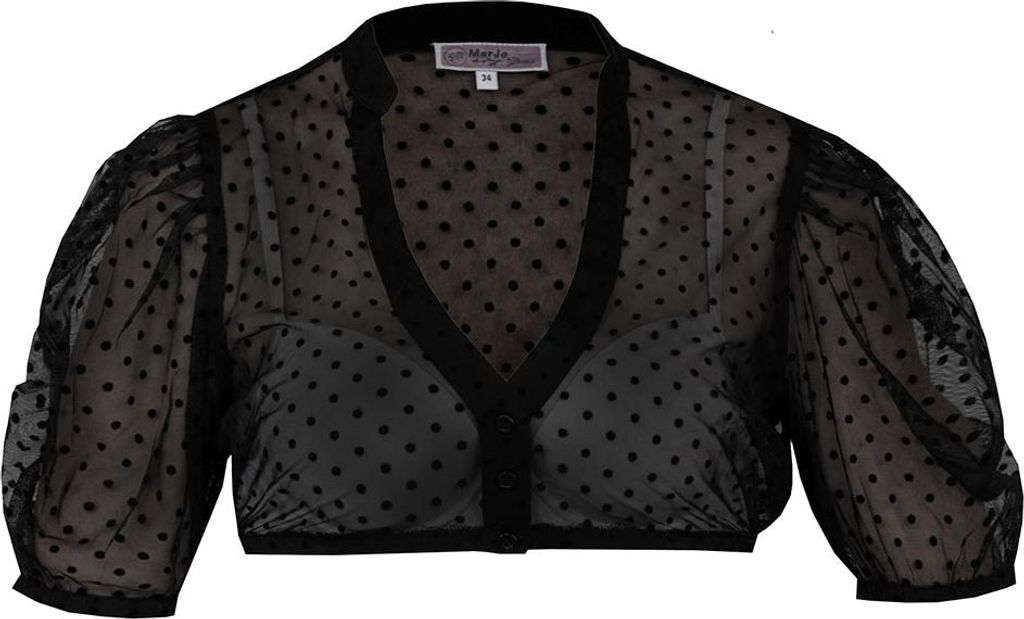 Dirndlbluse Zeitlarn schwarz 36