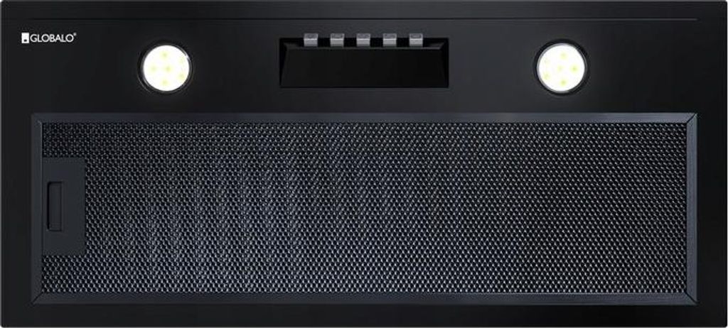 Dunstabzugshaube Unterbaufähig Umluft Ablufthaube 320 m3/h NOWIMO 60.1 Black