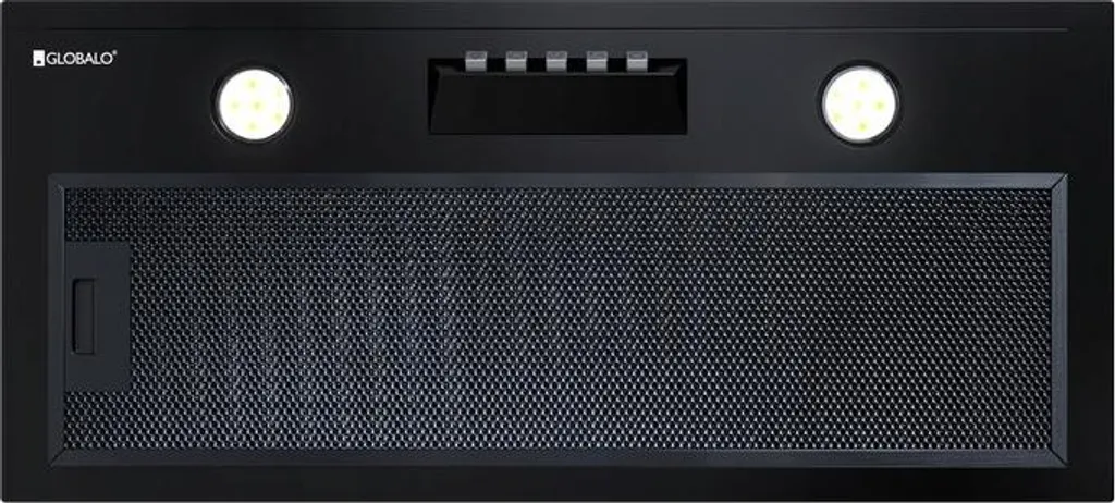 Groupe filtrant de cuisine NOWIMO 60.1 noir mat avec recyclage d'air