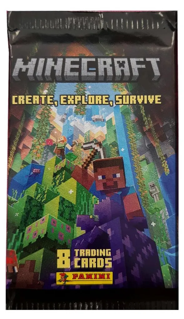 Minecraft Create Explore Survive Série 3 - Présentoir de 18 Boosters