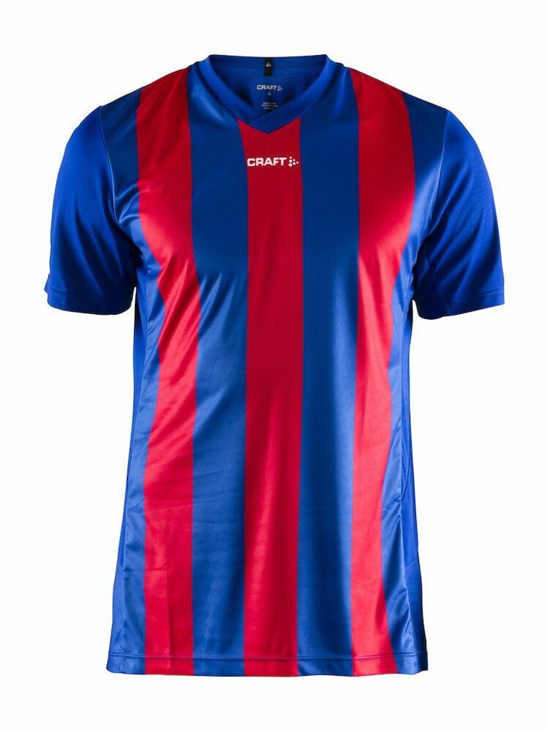 Craft Progress Stripe Trikot Kurzarm Herren - Royal / Rot