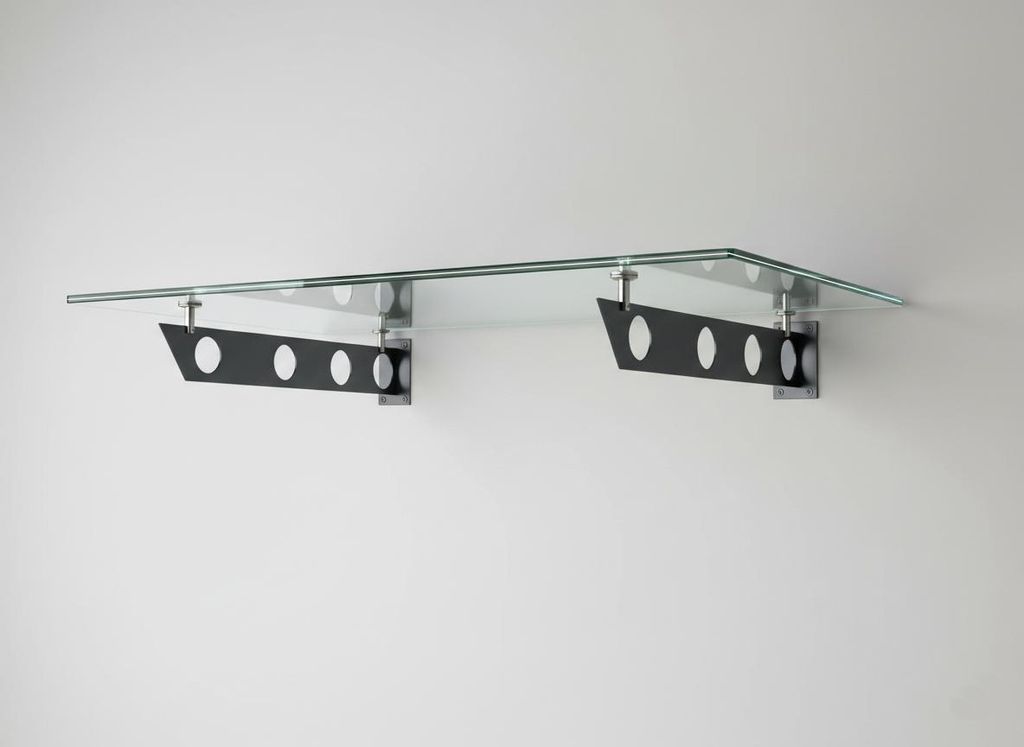 Glaszentrum Hagen 150x90 cm Glasvordach Klar RAL7016-S