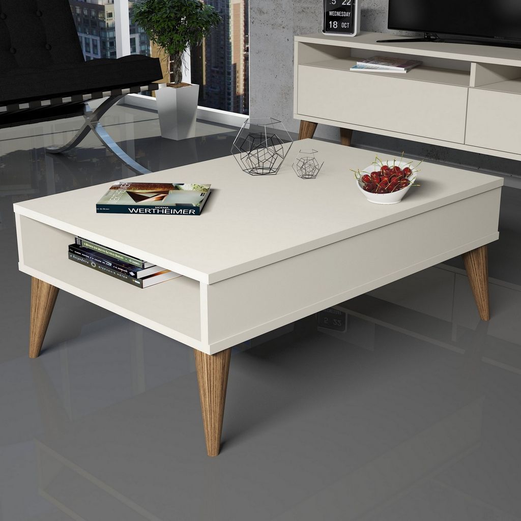 Skye Decor, Best - Cream, Couchtisch, Creme, 100 % Produktbild