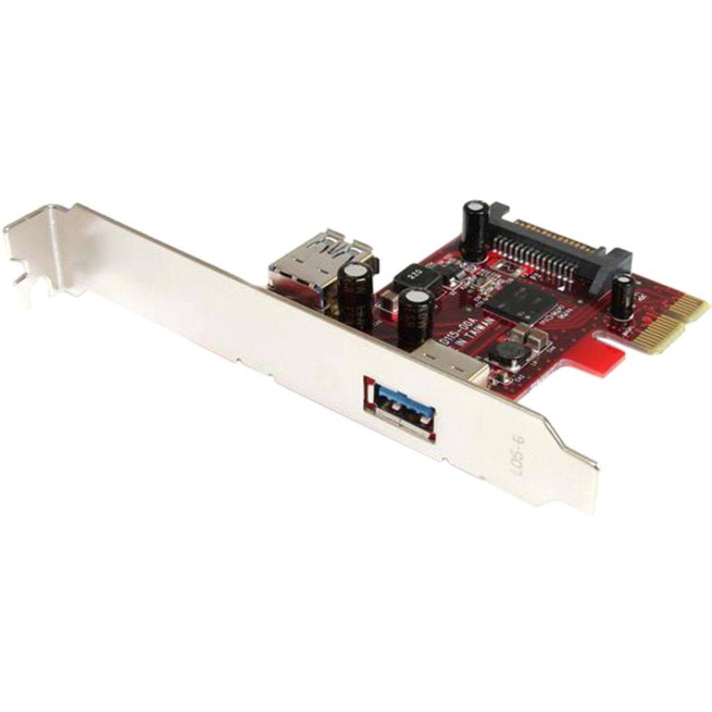 StarTech.com 2 Port USB 3.0 SuperSpeed PCI Express Schnittstellenkarte mit UASP Unterstützung - PCIe - USB 3.2 Gen 1 (3.1 Gen 1) - Rot - CE - FCC ...