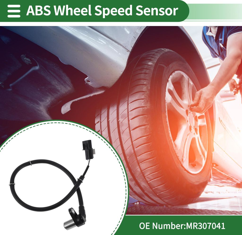 ABS Raddrehzahlsensor ABS Sensor Antiblockiersystem Sensor für Mitsubishi L400 1994-2005 Nr. MR307041 Vorne Rechts