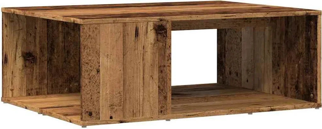 SYFAX™ Tavolino da Salotto Legno Antico 90x67x33 cm in Truciolato