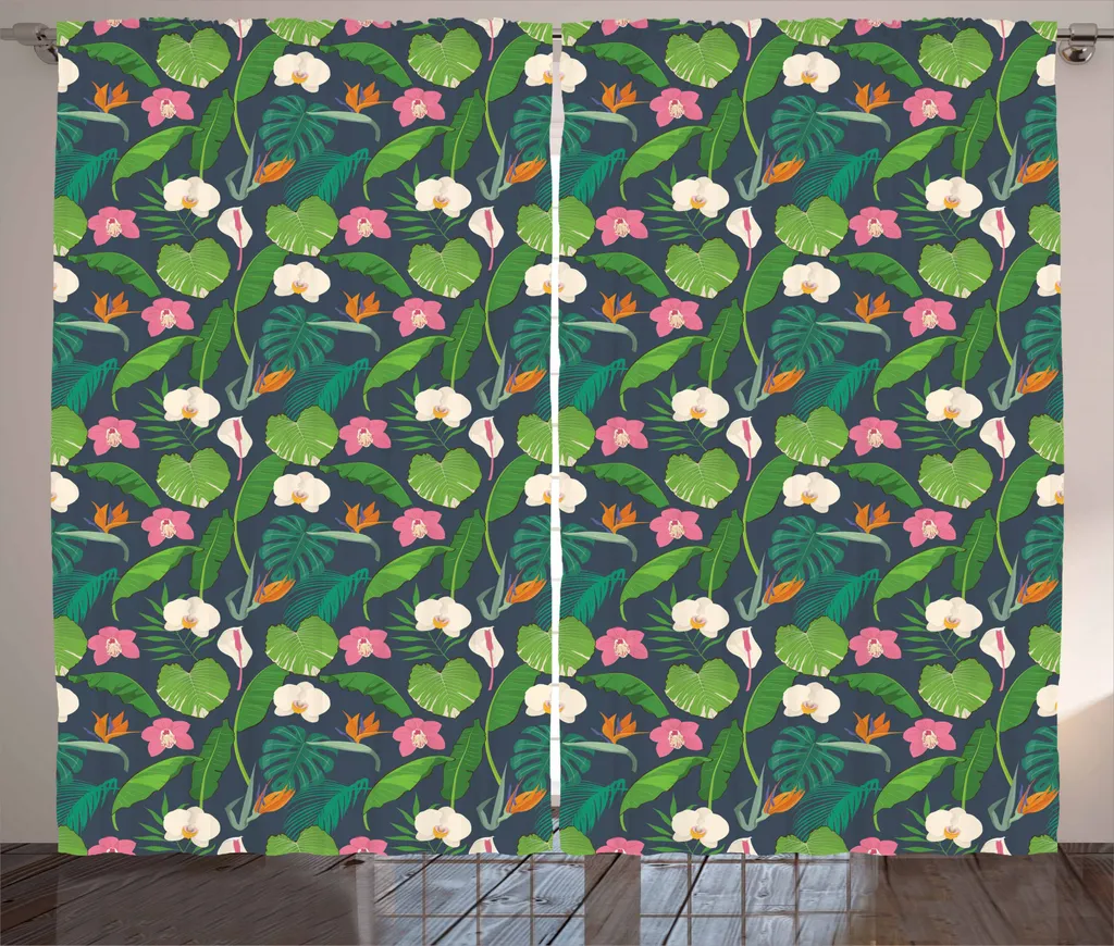Tende ABAKUHAUS Orchidea 280x245 cm: Arredo Tropicale per Camera e Salotto