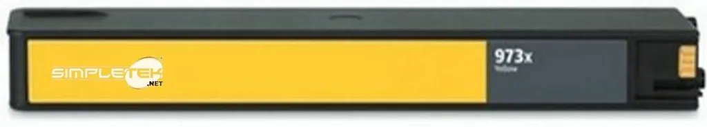 Cartouche d'Encre Jaune 973XL pour HP PageWide Pro P57750dw XL