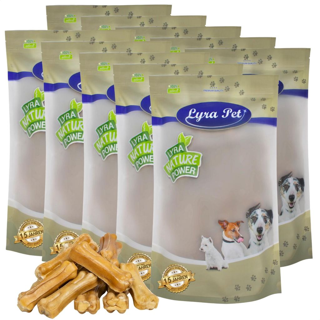 500 Stk. Lyra Pet® Kauknochen ca. 7 cm Produktbild 