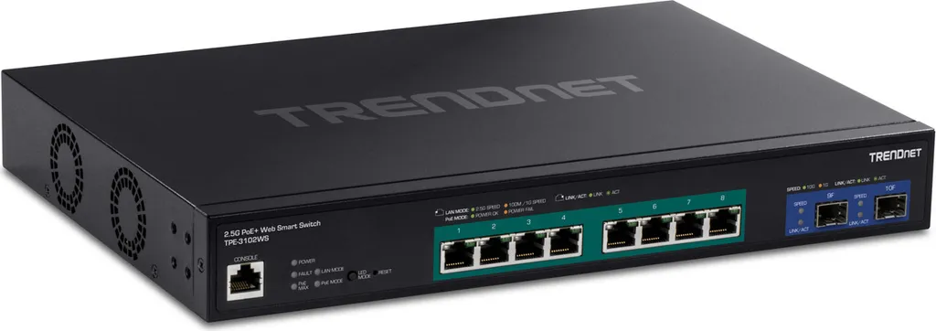 Switch Internet 2.5G PoE+ TRENDnet pour connecter vos bornes Wi-Fi 6