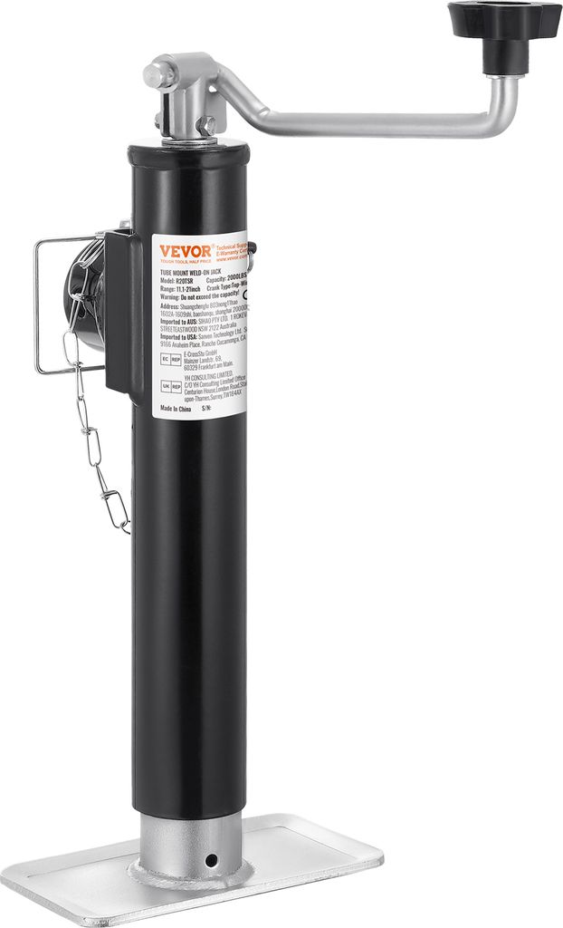 VEVOR zdvihák prívesu, dynamická nosnosť 907 kg, zváraná, Obrázok produktu 