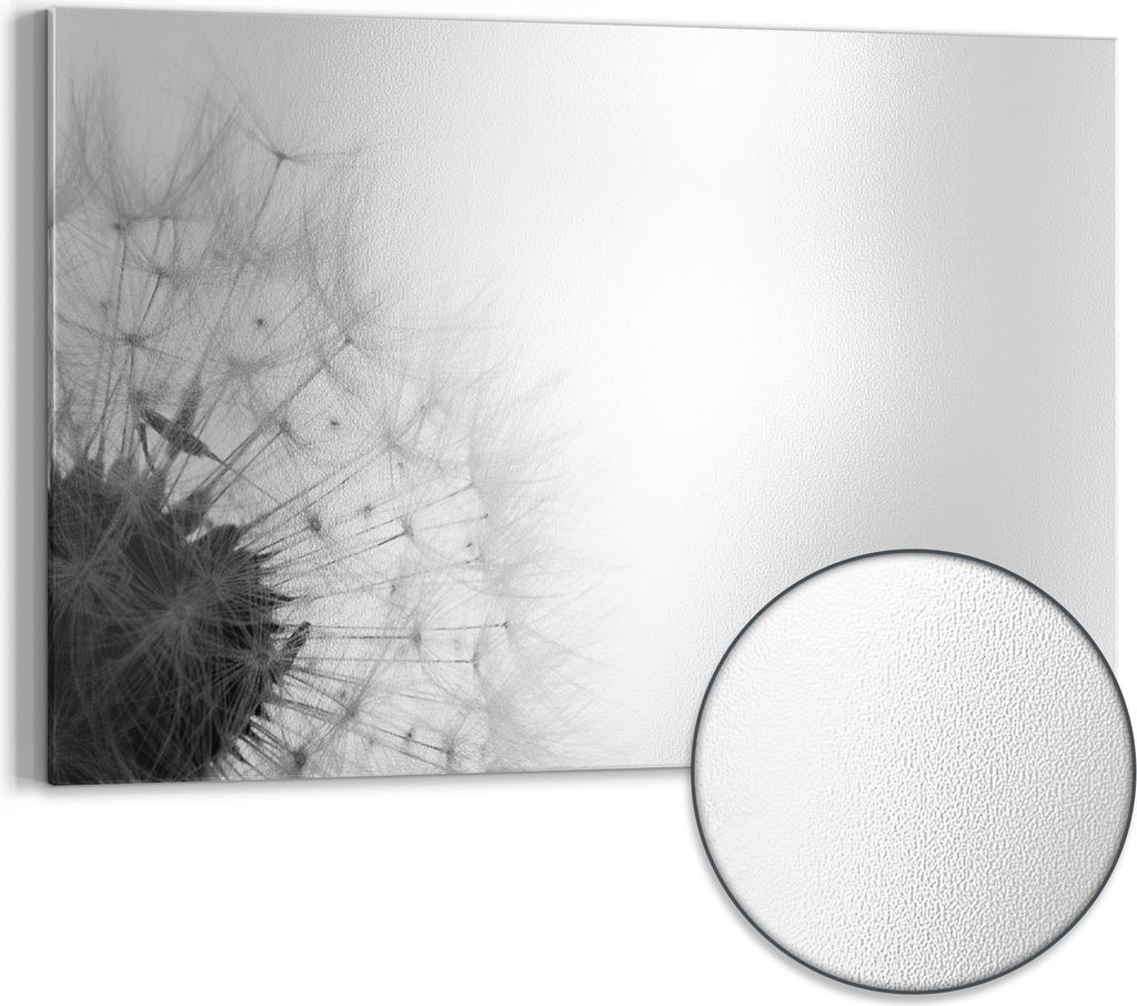 DEQORI Magnettafel Metall 60x40 cm 'Flüchtige Schönheit' Whiteboard Pinnwand Büro