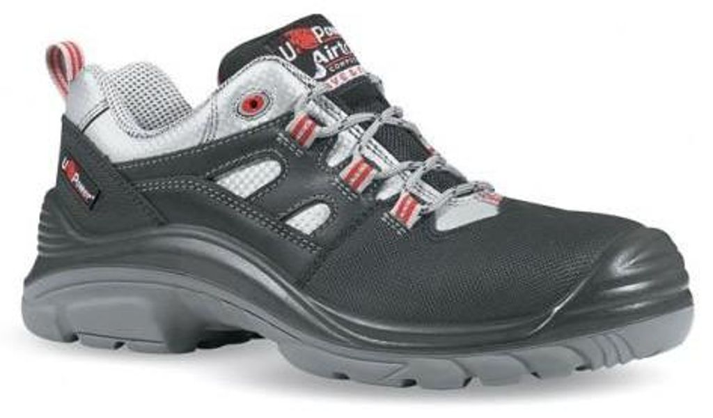 Sicherheitsschuh Corner Gr.41 schwarz/grau/rot Leder S3 SRC EN20345 U.POWER