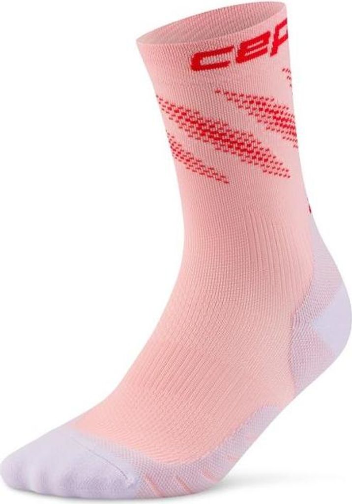 cep CEP Damen Core Run EDT Elliptic Mid Cut Laufsocken pink/red III