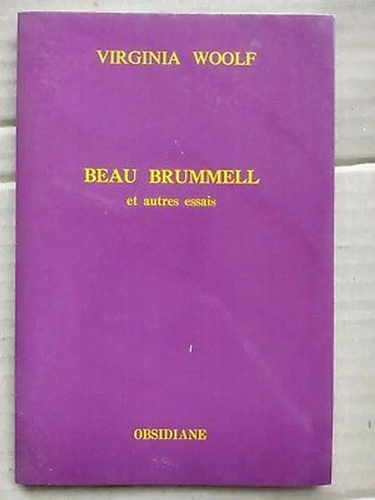 Livre Beau Brummell et autres essais obsidiane - Essai de collection
