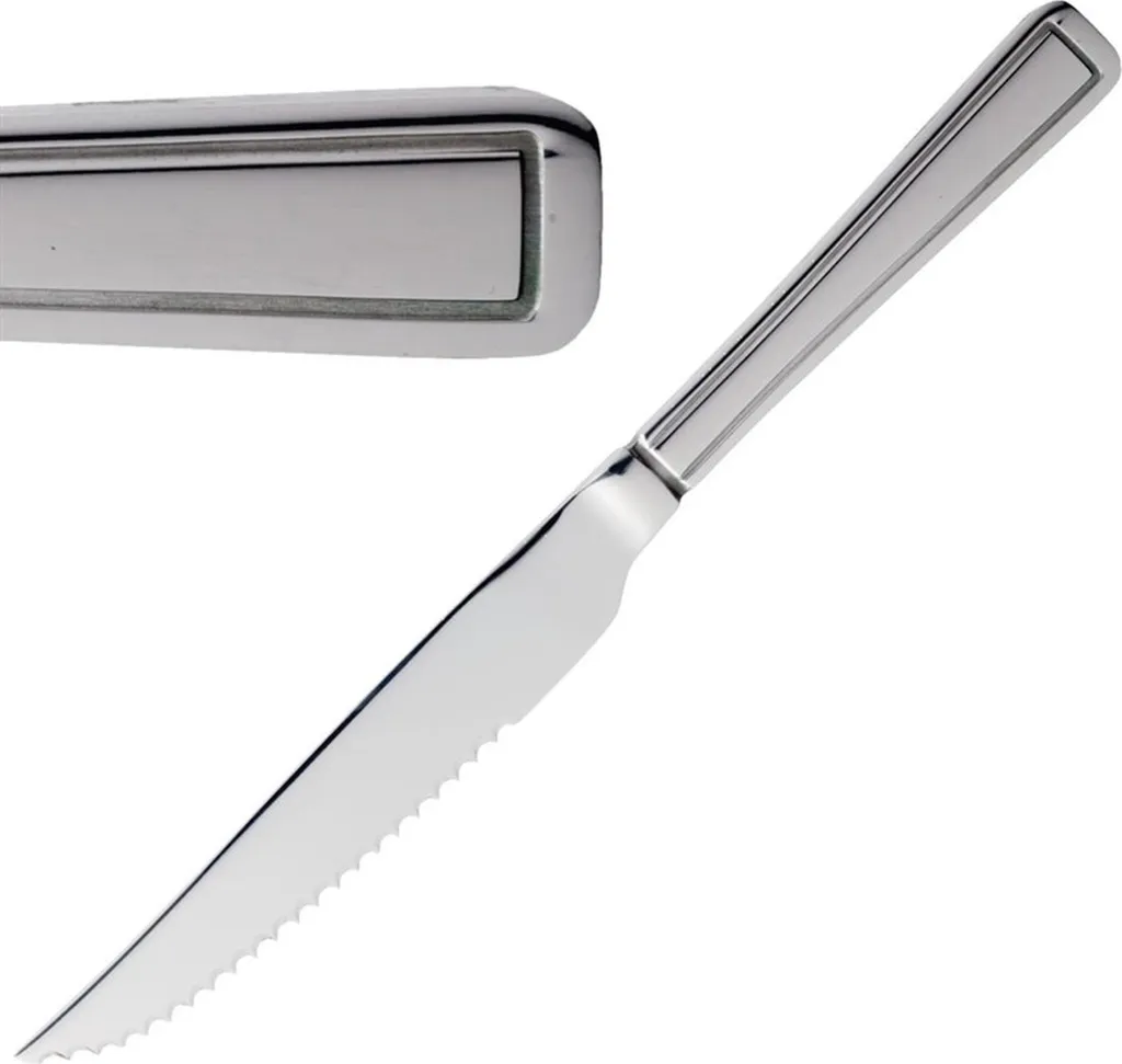 Set 12 Coltelli Bistecca Olympia Harley - Acciaio Inox Lucido 225mm