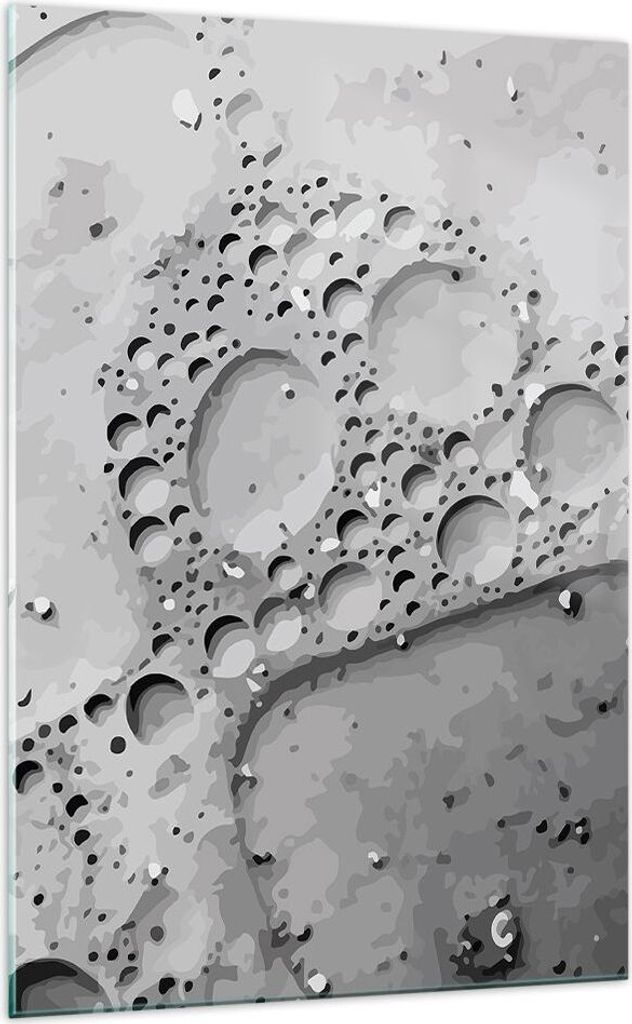 Bilder auf glas - Einteilig - Abstraktion modern - 70x100cm - Glasbilder - Wandbilder - Bilder - zum Aufhängen bereit - Wanddekoration aus Glas - ...
