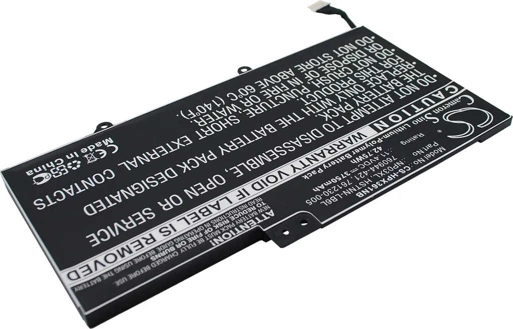 TECHTEK Batteria notebook compatibile con [HP] 15-U011DX, ENVY 15-U001XX, Envy 15-u100ng, Envy 15-u100nt, Envy 15-u101ne, ENVY 15-U101NX, ENVY 15-U11