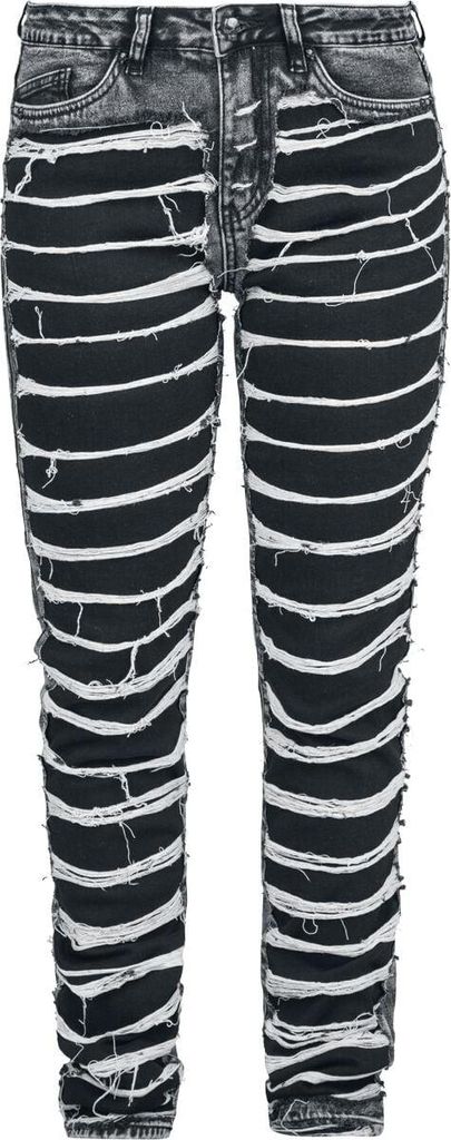 Rock Rebel by EMP Damen Skarlett mit Cut-Outs schwarz W29L30