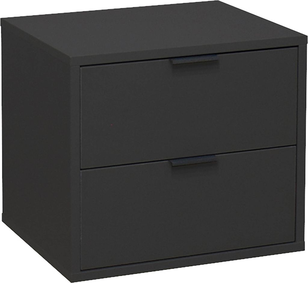 Mäusbacher Bonnie Nachtkommode 51x47x45 cm Anthrazit matt Produktbild 
