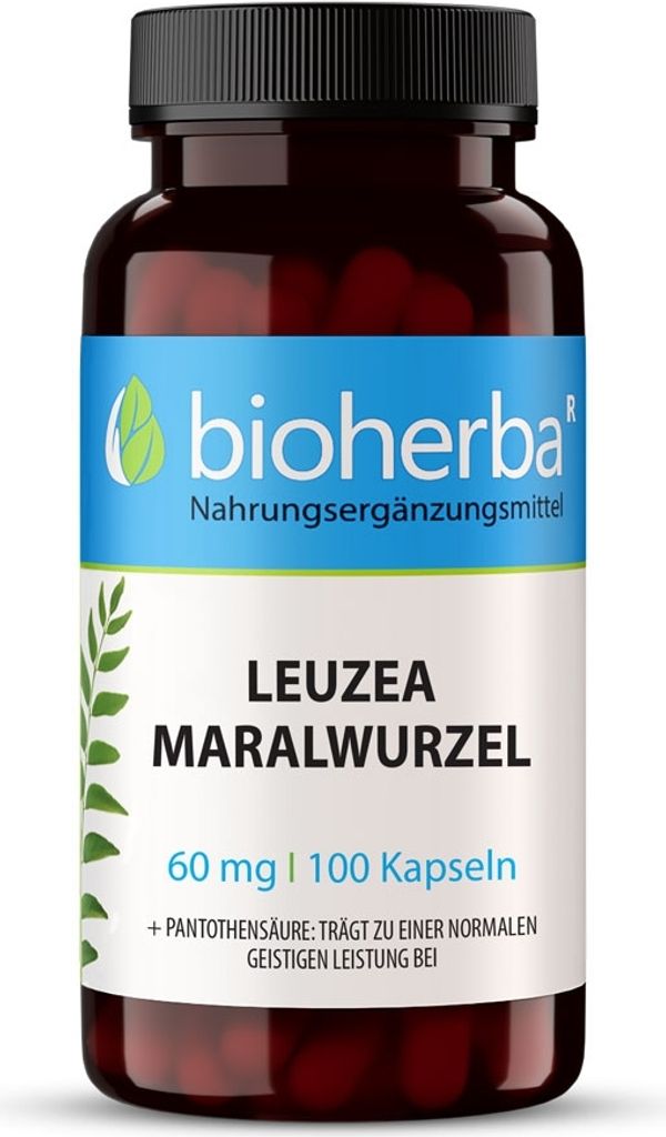 Bioherba Leuzea Maralwurzel 60 mg 100 Kapseln Produktbild 