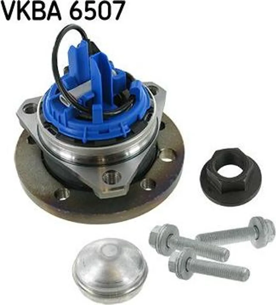 Kit Roulement SKF VKBA 6507 avec Capteur ABS pour Opel Signum et Vectra C