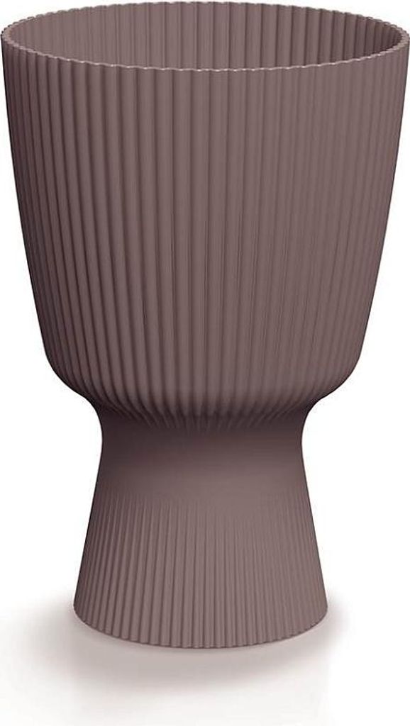 Blumentopf MILLY ROUND 18,8 cm - Farbe: Marsala