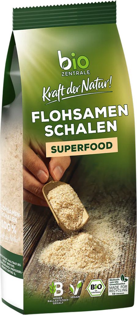 Superfood Flohsamenschalen Produktbild 
